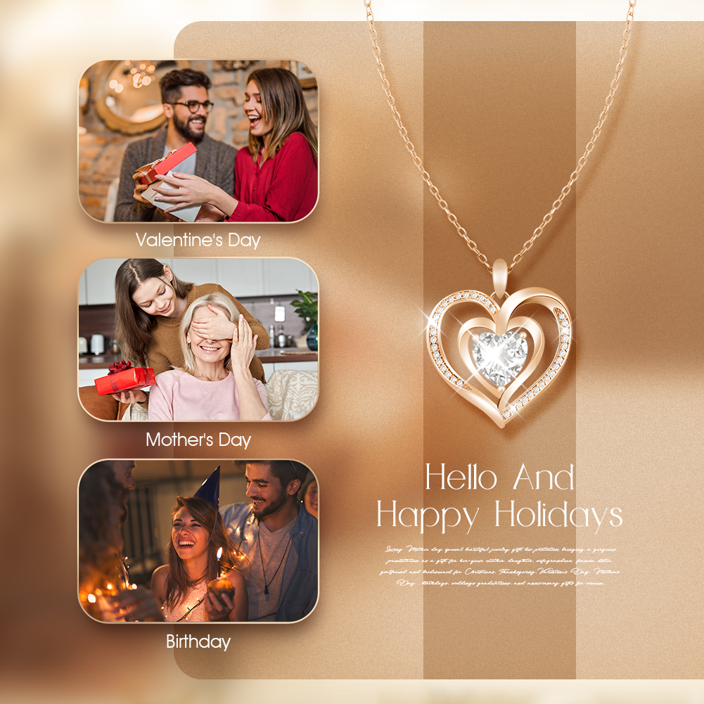 Necklaces & Pendants For Women | Dorka S. Jewelry - Gold Heart Necklace