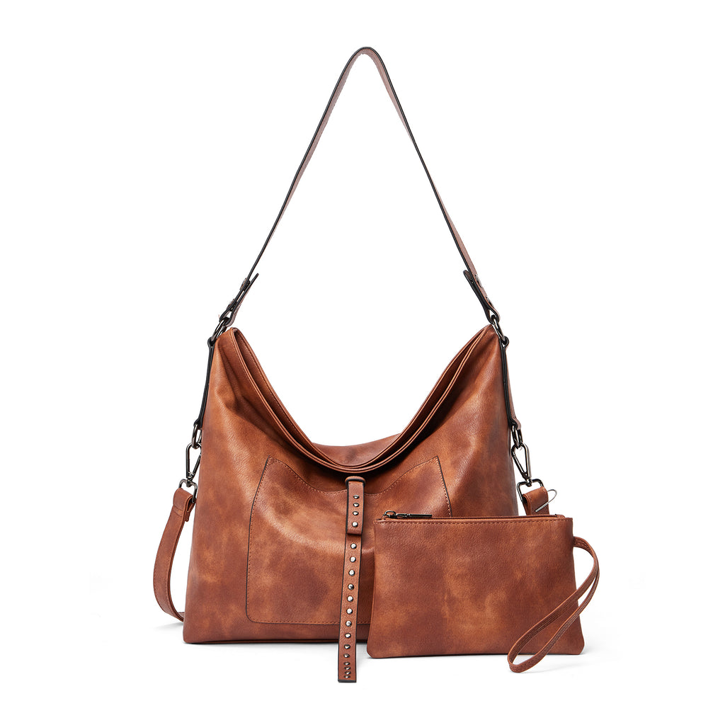 Handbags for Women Vegan Brown