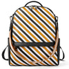 Limited Edition Travel Backpack Purse for Women Stripes