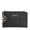 Womens Small Leather Wallet Coin Slim Zipper Pocket