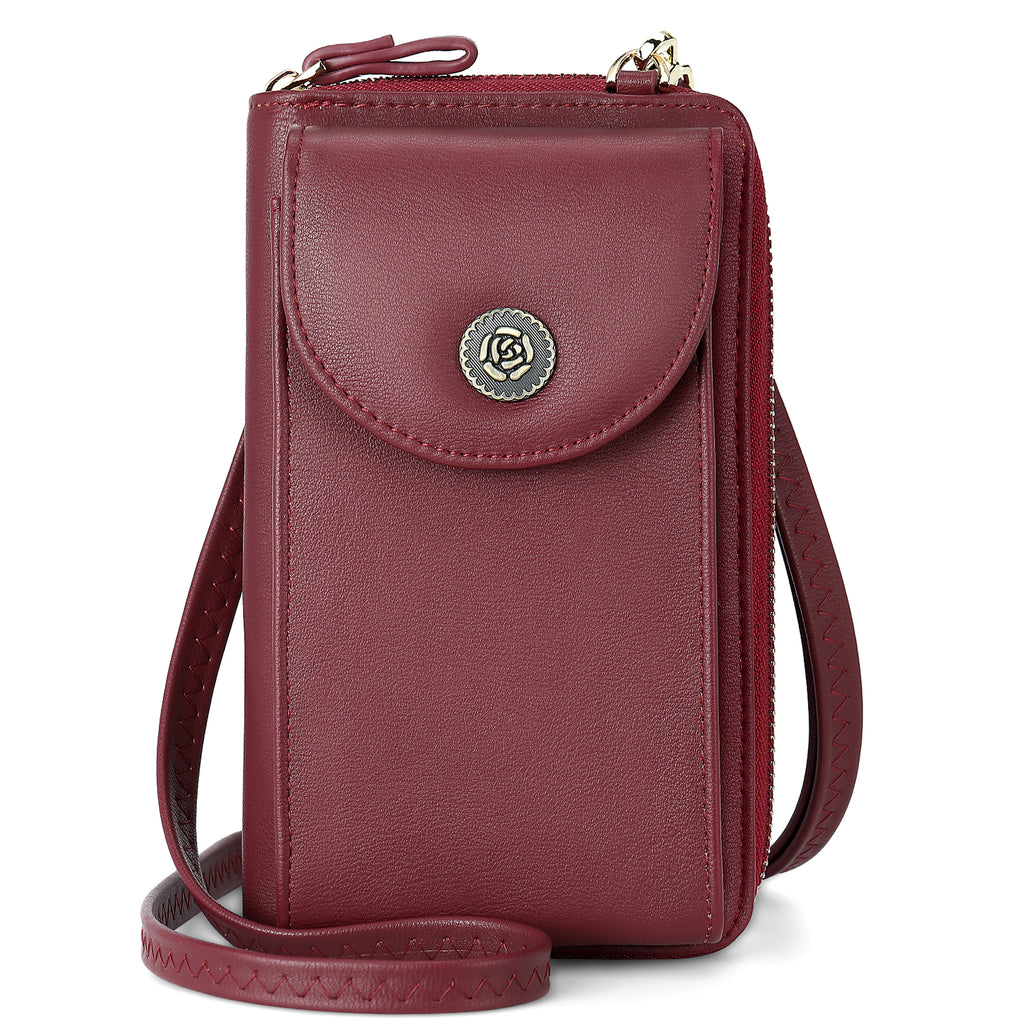 Deago Women Crossbody Cellphone Purse Touch Screen Bag RFID Blocking Wallet  Handbag with Shoulder Strap (Pink) - Walmart.com
