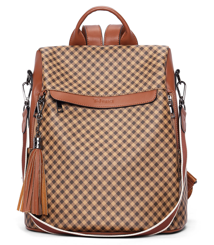 Purse Designer Satchel Leather Travel Anti Theft Shoulder Backpack – Lily  Bloom