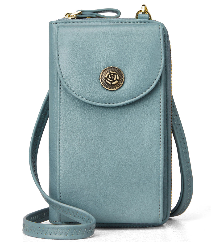 Womens Small Crossbody Bag Genuine Leather Shoulder Handbag Zip Cellphone  Wallet | eBay