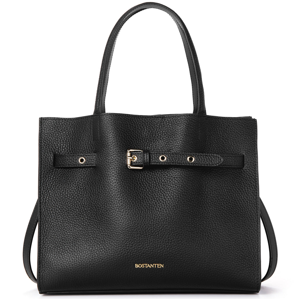 Handbags for Women Genuine Leather Designer Satchel Purses Black