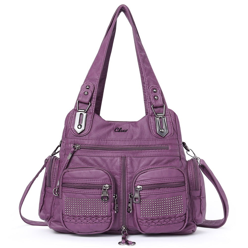 Hobo Bags for Women Soft Leather Purses Fashion Handbags Roomy Crossbody Bags Satchel Shoulder Bags