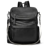 BROMEN Backpack Purse for Women Fashion Leather Designer Travel Large Ladies Shoulder Bags