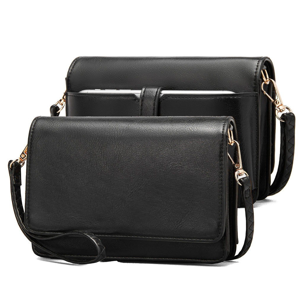BROMEN Crossbody Bags for Women Small Cell Phone Shoulder Bag Wristlet Wallet Clutch Purse