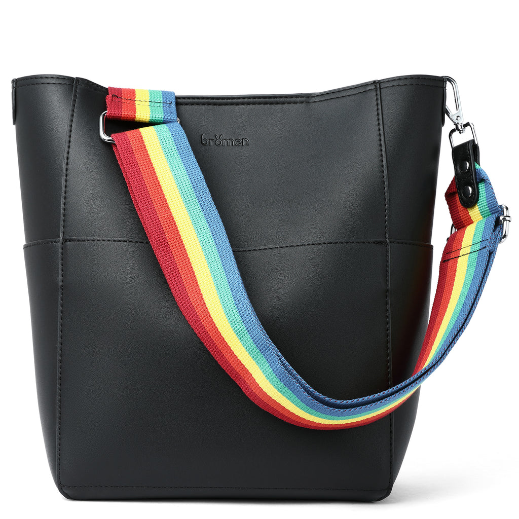 Satchel Multi Color Crossbody Bag With Shoulder Straps