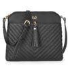 Small Crossbody Shoulder Bag with Tassel Wristlet Wallet Clutch Purse Wallet Purse and Handbags