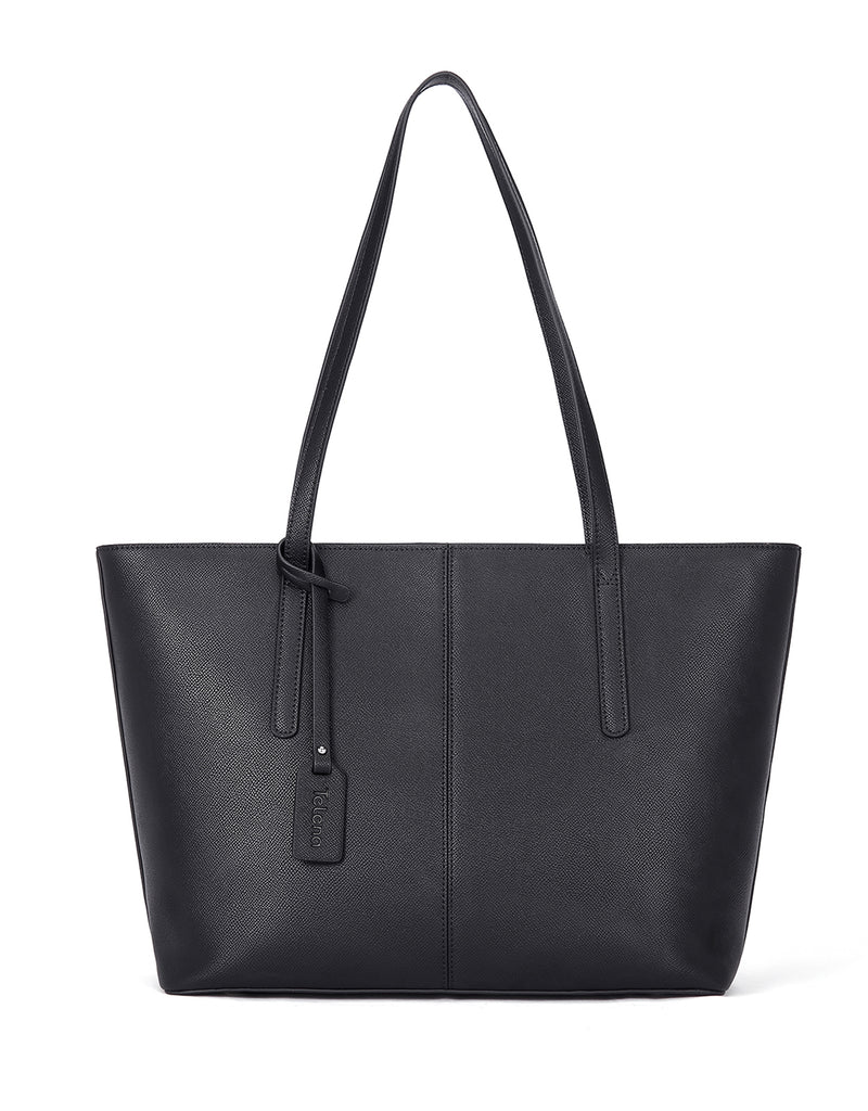 PU Leather Handbags Purses, Tote Shoulder Satchel Designer Bag Black