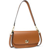 Small Shoulder Purse for Women Leather Trendy Flap Crossbody Bags