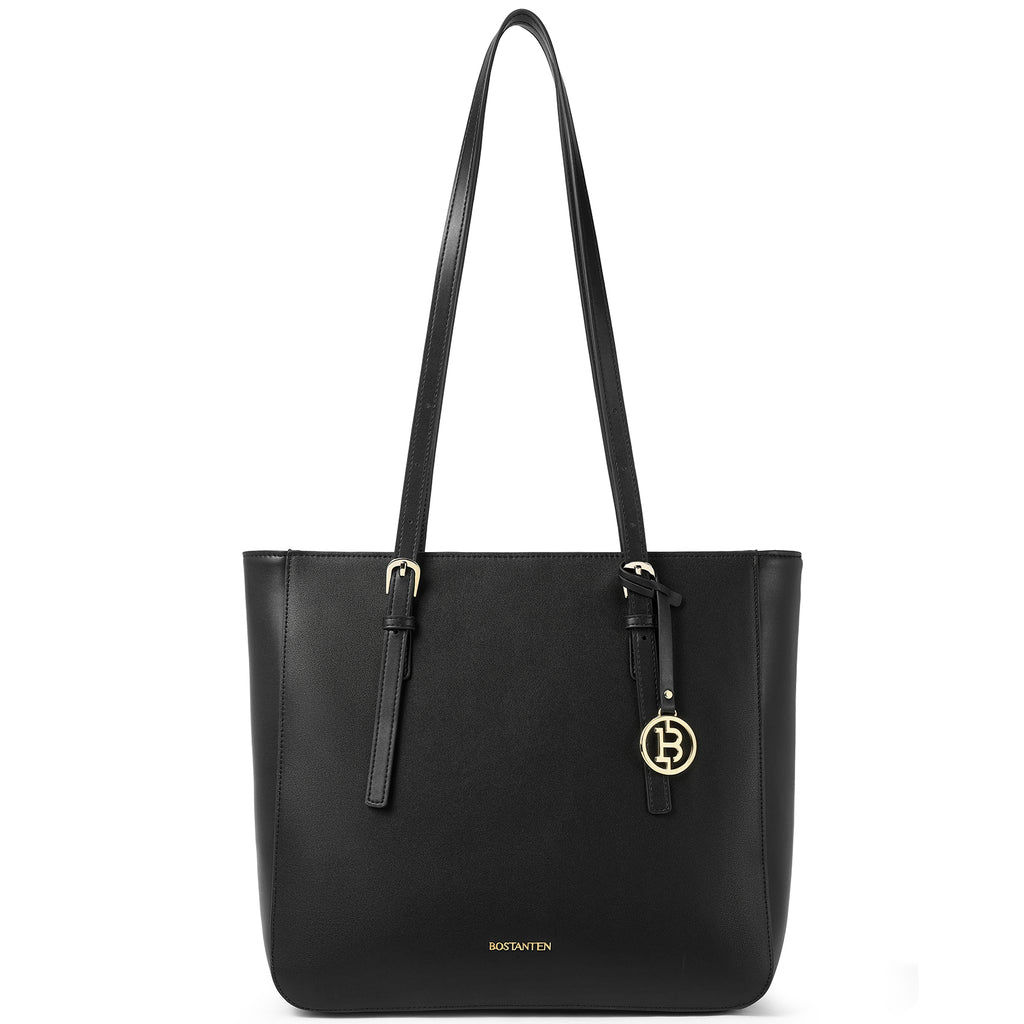 Women Tote Handbags Leather Designer Large Shoulder B-2-black