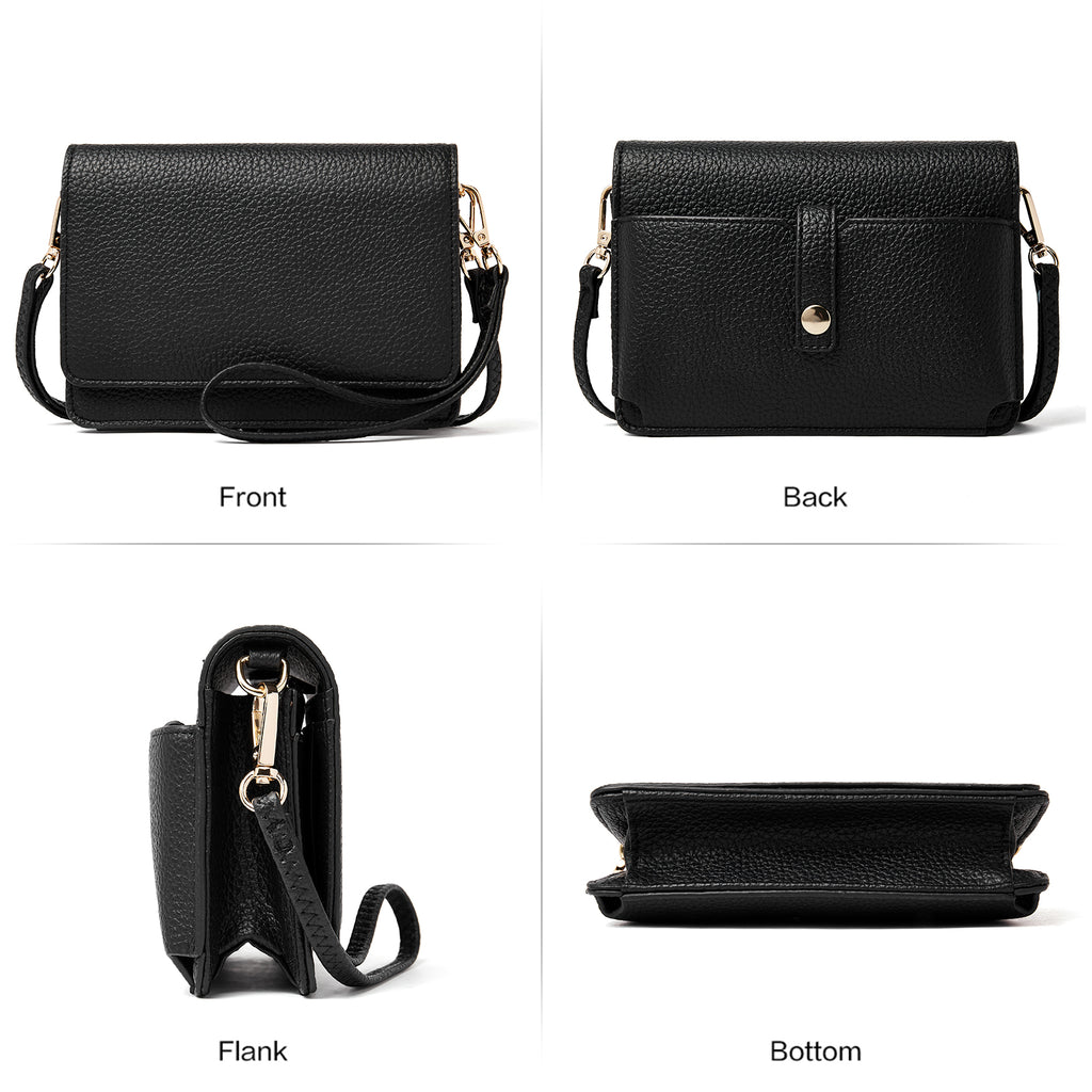BROMEN Crossbody Bags for Women Small Cell Phone Shoulder Bag Wristlet Wallet  Clutch Purse