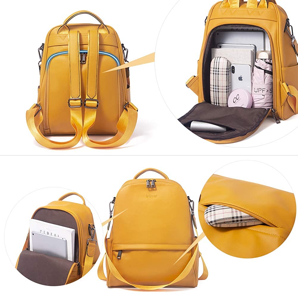 Angeline Small Size Yellow Luxury Women Back Pack 23 L Backpack Yellow -  Price in India | Flipkart.com