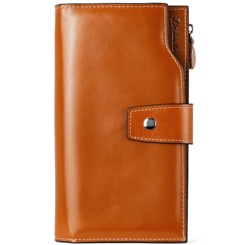 RFID Genuine Leather Wallet with Card Slots