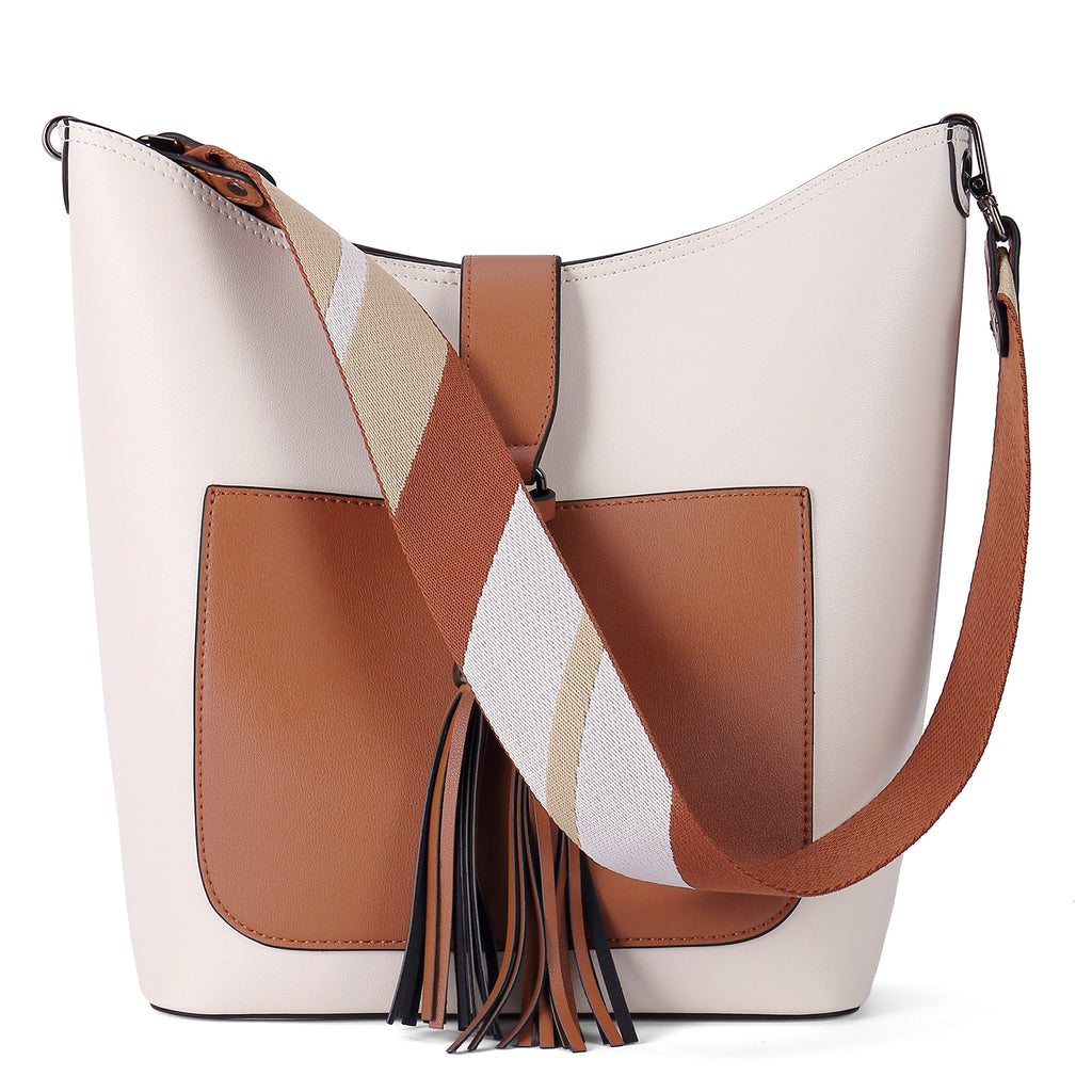 Designer Leather Hobo Bags Bucket Crossbody Purse