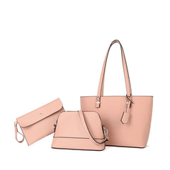 Pink Tote Bag / Pink Top Handle Bag / Brown Tote Handbag / -  Denmark