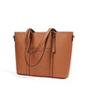 BROMEN Women Briefcase 15.6 inch Laptop Tote Bag Vintage Leather Handbags Shoulder Work Purses, Color - brown