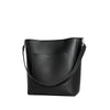 BROMEN Hobo Bags for Women Leather Handbags Designer Shoulder Bucket Crossbody Purse,Color - Black