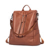 BROMEN Women Backpack Purse Leather Anti-theft Travel Backpack Fashion Shoulder Handbag, Color - vintage Brown