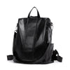 BROMEN Women Backpack Purse Leather Fashion Backpack Travel College Daypack Bag, Color - oil Wax Black