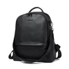 BROMEN Backpack Purse for Women Leather Anti-theft Travel Backpack Fashion College Shoulder Handbag, Color - Black
